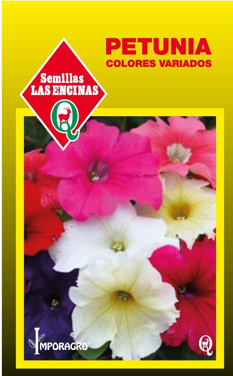 Semillas de Petunia Colores Variados - Sobre para Huerto - Calidad Tradicional para Huerto en Chile