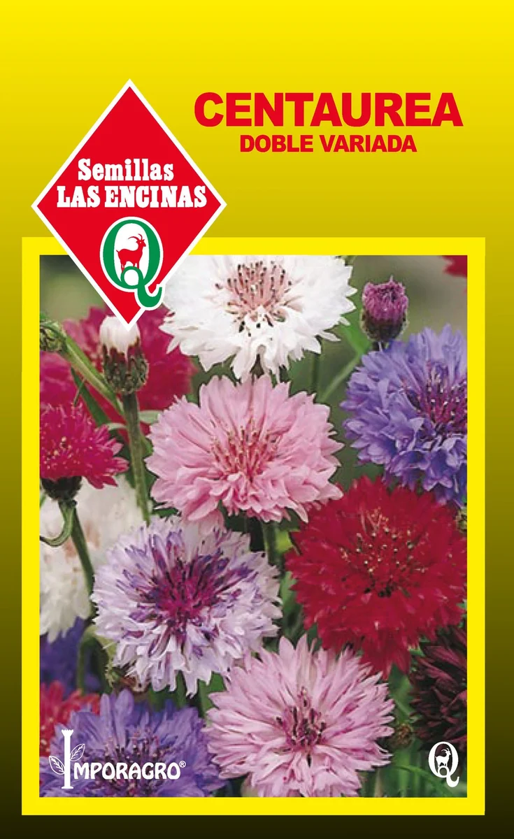 Semillas de Centaurea Variada Doble