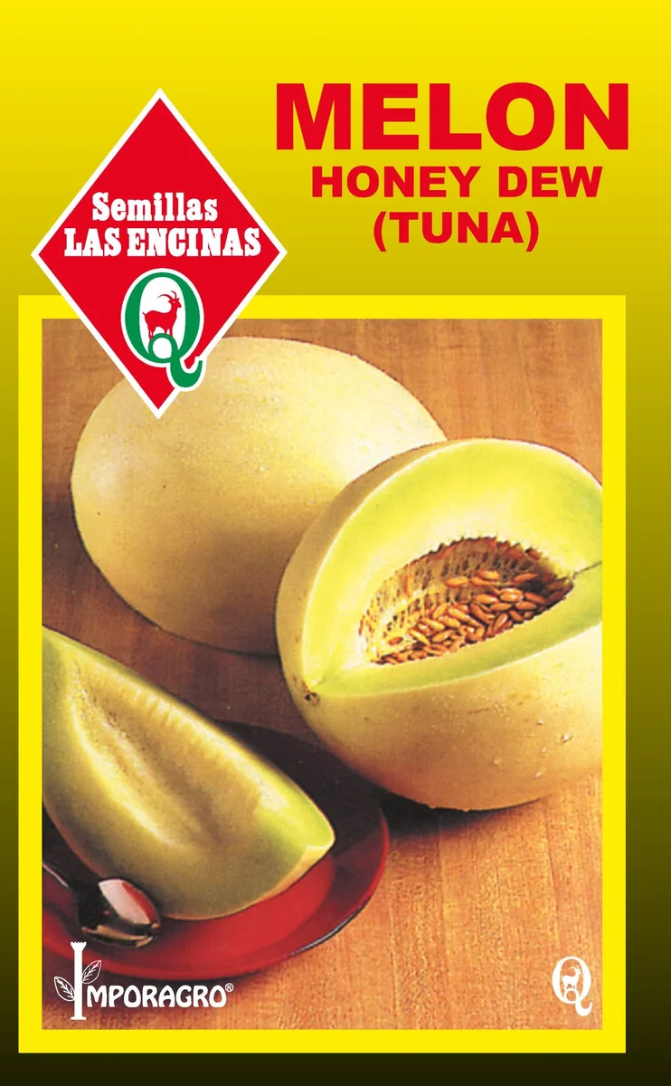 Semillas de Melon Honey Dew (Tuna) - Sobre para Huerto - Calidad Tradicional para Huerto en Chile