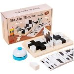 Juego Batalla de Bloques de Lógica en Madera (32 Fichas) - Montessori