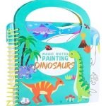 Libro Para Pintar Al Agua Niños Montessori Dinosaurios