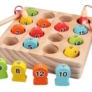 Juguete De Pesca Magnético De Madera Didactico Montessori - Juguete Didáctico de Madera en Chile