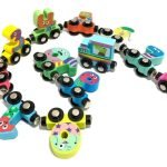 Tren De Numeros Juego Infantil De Madera Con Iman Montessori Multicolor