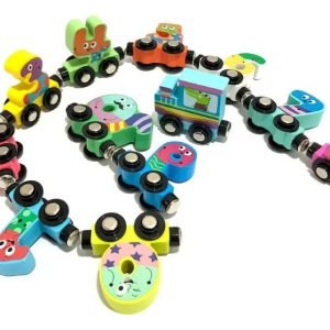 Tren De Numeros Juego Infantil De Madera Con Iman Montessori Multicolor - Juguete Didáctico de Madera en Chile