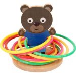Juguete Tiro Argollas Anillos De Encaje Montessori Oso