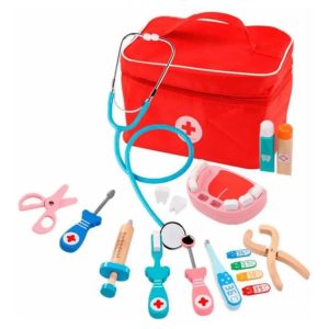 Set de Dentista Infantil en Madera con Maletín - Montessori
