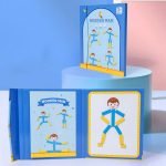 Stick Man Juego De Expresiones Del Cuerpo Humano Montessori Rostro Niño