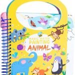 Libro Para Pintar Al Agua Niños Pequeños Montessori Animales
