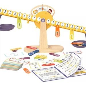 Balanza De Cálculo Matemáticas Montessori Escolares Multicolor