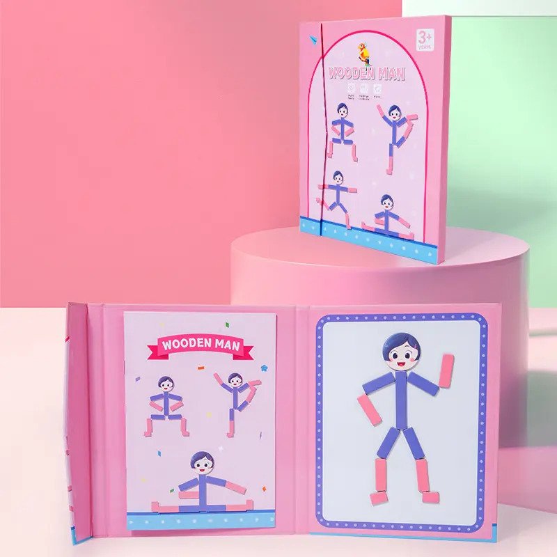Stick Man Juego De Expresiones Del Cuerpo Humano Montessori Rostro Niña