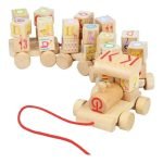Tren Giratorio de Bloques en Madera Didáctica - Montessori