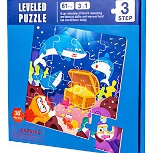 Juego De Rompecabeza Magnetico Libro Plegable Montessori Mar