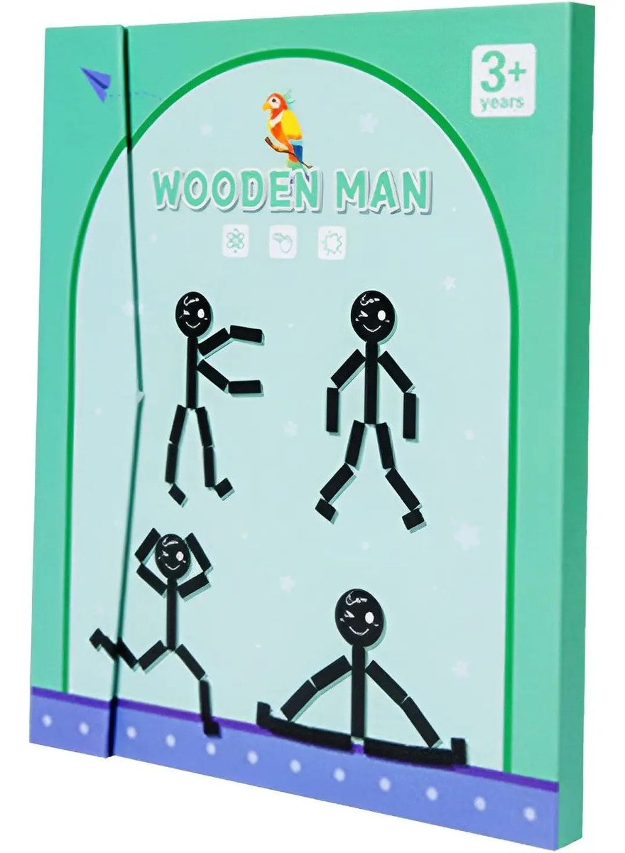 Stick Man Juego De Expresiones Del Cuerpo Humano Montessori