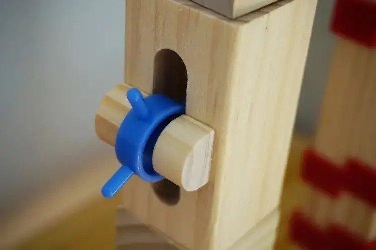 Circuito De Bolitas De Madera Juguete Didáctico Montessori 33 - Imagen 3
