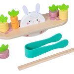 Juego de Equilibrio Conejo en Madera Didáctica - Montessori