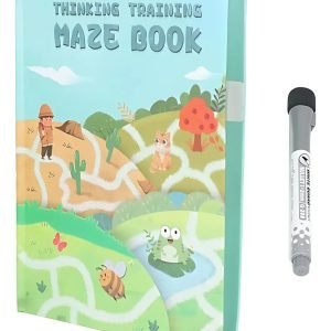 Laberintos Para Niños Formato Libro Infinito Montessori Multicolor