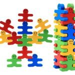 Juego De Equilibrio Montessori Villanos Apilables Multicolor