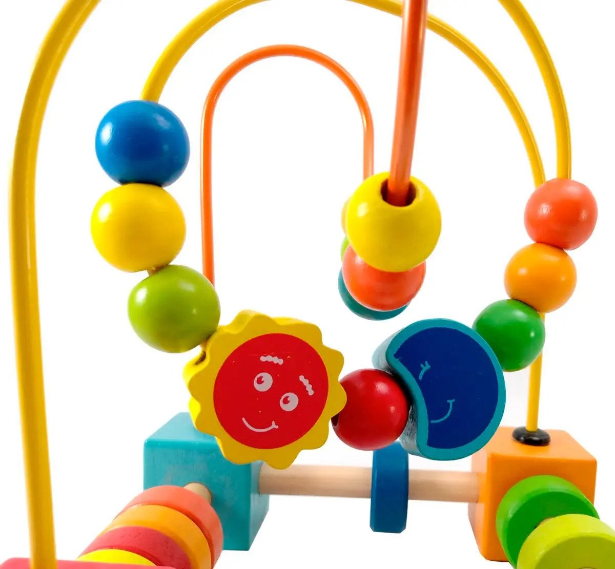 Juguete Didáctico Laberinto De Madera Montessori Multicolor - Imagen 5