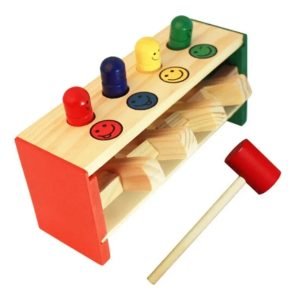 Martillo Saltarín Juguete Didáctico Montessori - Juguete Didáctico de Madera en Chile