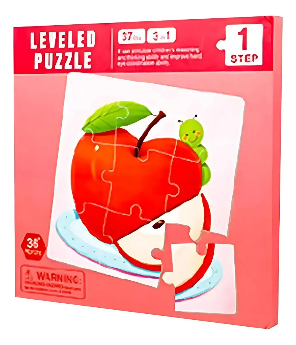 Juego De Rompecabeza Magnetico Libro Plegable Montessori Fruta - Juguete Didáctico de Madera en Chile