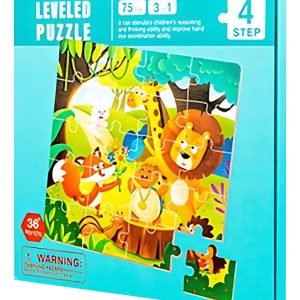 Juego De Rompecabeza Magnetico Libro Plegable Montessori Animales
