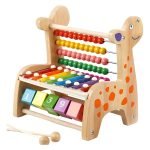 Juguete De Madera Jirafa 3 En 1 Didáctico Montessori