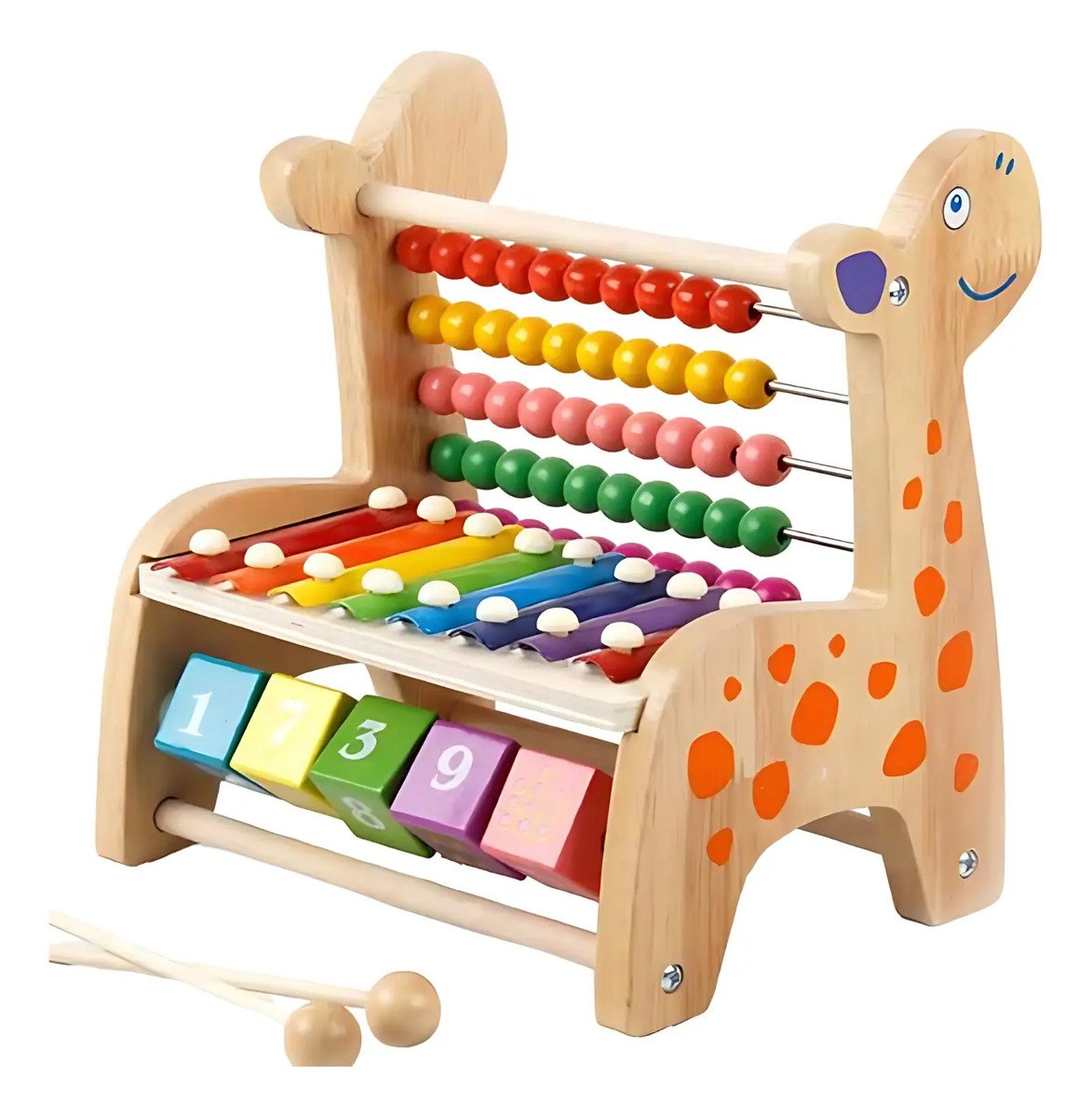 Juguete De Madera Jirafa 3 En 1 Didáctico Montessori - Juguete Didáctico de Madera en Chile