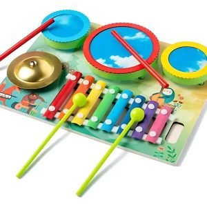 Juguete Xilofono Mas Percusion Montessori Multicolor