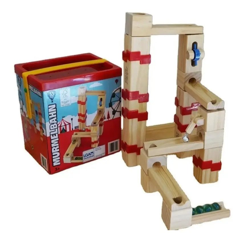 Circuito De Bolitas De Madera Juguete Didáctico Montessori 33
