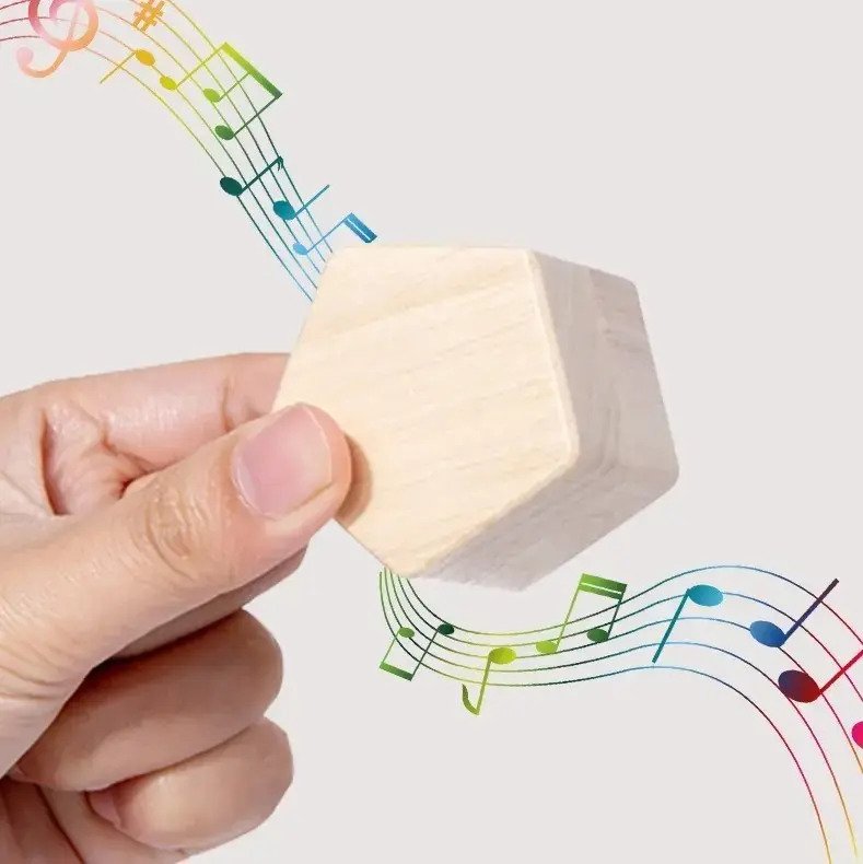 Cubo De Madera Con Encaje Y Elásticos Juguete Montessori - Juguete Didáctico de Madera en Chile - Vista 5