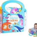 Libro Para Pintar Al Agua Niños Pequeños Montessori Oceáno
