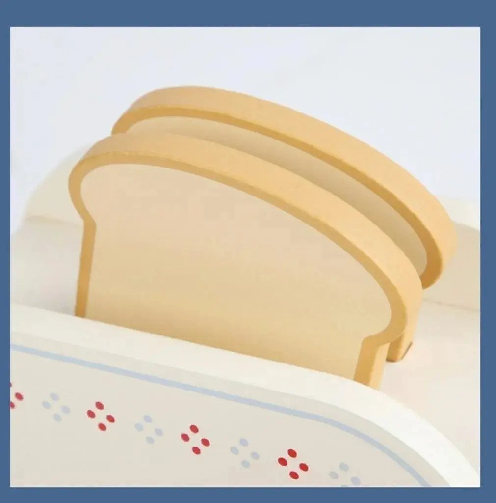 Tostador de Panes Didáctico en Madera con Accesorios - Montessori - Juguete Didáctico de Madera en Chile - Vista 3