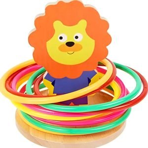 Juguete Tiro Argollas Anillos De Encaje Montessori León